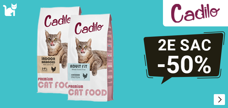 CADILO droogvoer 2e zak -50% korting CAT